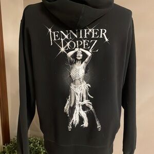 Jennifer Lopez All I Have Las Vegas show zip up hoodie sweatshirt logo image SM